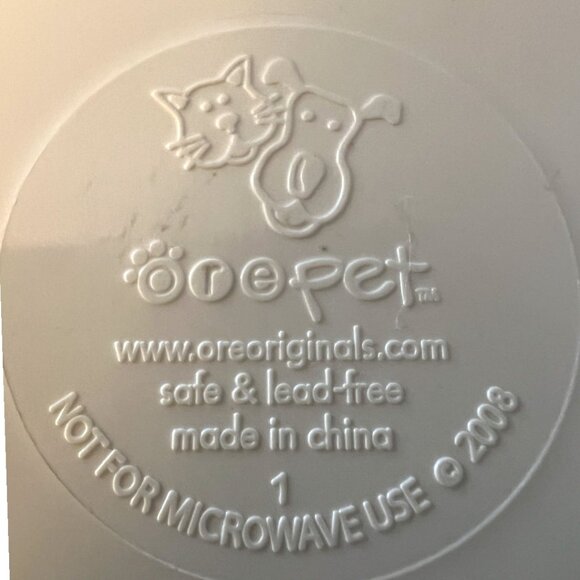 Ore' Pet Melamine Dog Bowl Set | Retro Small Dog Dish | Dishwasher Safe - Picture 11 of 14